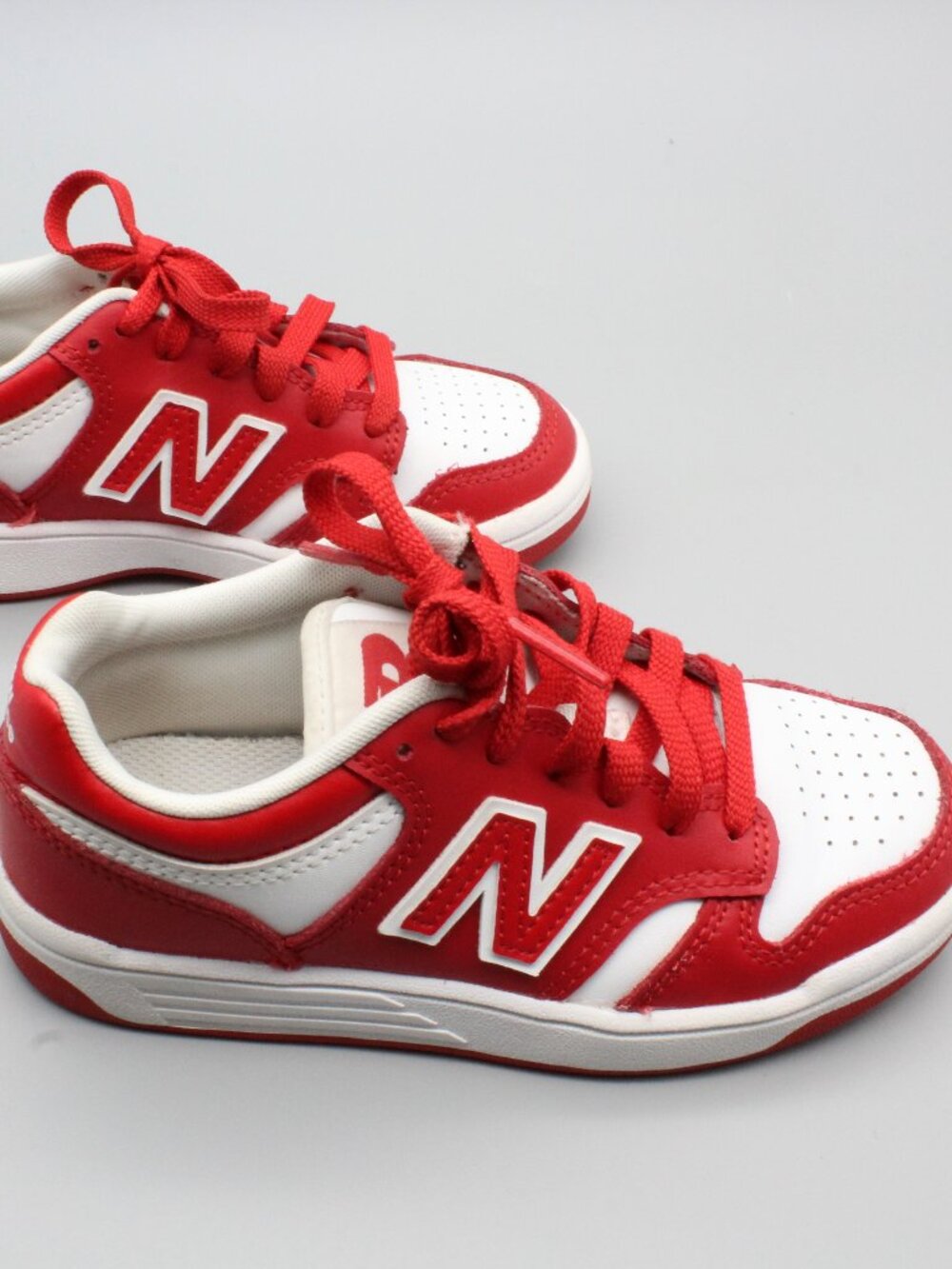 New Balance 480 Team Red Kids Sneakers Sz 12